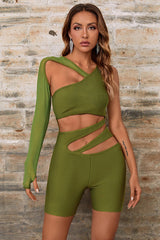 Zuma Asymmetrische Cut-Out-Hose