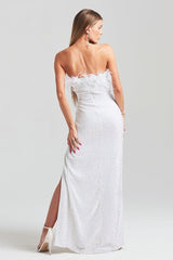 Robe à plumes et sequins Dolly