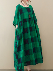 Langes, formelles Abend- und Party-Kittelkleid