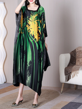 Feel The Moment – Lockeres A-Linien-Kleid mit eckigem Kragen