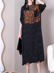 Robe trapèze à col à revers Wonderful Tonight