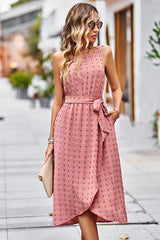 Elegantes Sommerkleid mit Krawattendetail