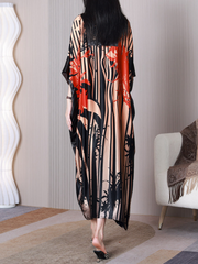 Feel The Moment – Lockeres A-Linien-Kleid mit eckigem Kragen