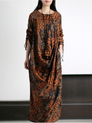 Robe trapèze à col rond Remember Me