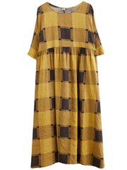 Langes, formelles Abend- und Party-Kittelkleid