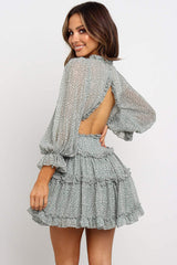 Lockeres Boho-Midikleid