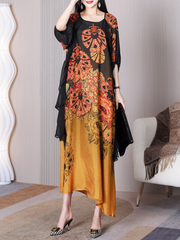 A-Linien-Kleid mit Rundhalsausschnitt „Look At The Stars“