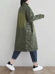 Robe mi-longue à col roulé imprimée Make Your Dreams