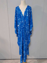 Bedrucktes Kaftankleid „Loose Your Dream“