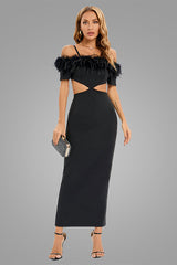 Kleid mit Spaghettiträgern und Cut-Outs