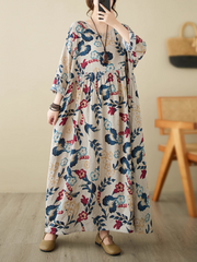 All Body Types Floral Smock Dress