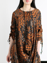 Robe trapèze à col rond Remember Me