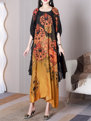 A-Linien-Kleid mit Rundhalsausschnitt „Look At The Stars“