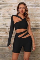 Zuma Asymmetrische Cut-Out-Hose