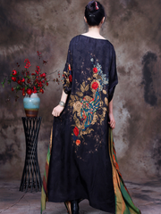 A-Linien-Kleid mit Rundhalsausschnitt „Du bist in meinem Herzen“