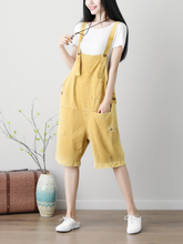 Salopette courte élégante en denim Wrangler