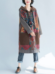 Hoodies, Oversize Sweatshirt mit einzigartigem Design, bedruckter Kapuzenpullover, Sweatshirt mit großen Taschen, stylischer Hoody für Frauen