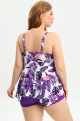 Maillot de bain tankini grande taille (L-5XL)