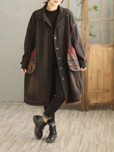 Robe chemise en jean à manches longues