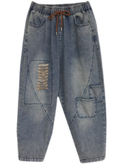 Pantalon droit tissé confortable