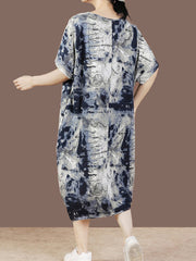 Robe mi-longue « Retenant-moi »