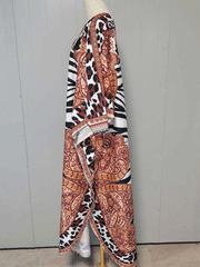 Belle vie avec votre robe caftan imprimée préférée