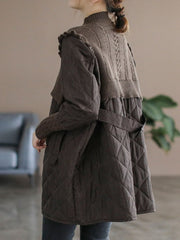 Je suis jolie avec une veste matelassée en coton chaud