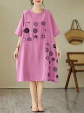 Take My Soul A-Linien-Kleid mit Rundhalsausschnitt