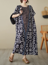 Crazy Love – Kaftankleid mit Alphabet-Blumenmuster