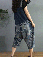 Build Dreams Cropped Overall Dungarees