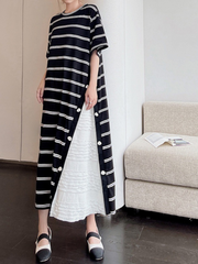 Summer Casual Party Wrap Maxi Dresses Short Sleeve A Line Long Tiered Sun dress