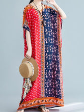 Dunkles, kaltes Kaftankleid