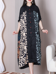 Feel The Moment – A-Linien-Kleid mit Stehkragen