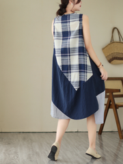 Pure Soul – Midikleid mit V-Ausschnitt und mittlerer Taille