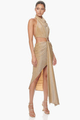 Goldenes Aphrodite-Kleid