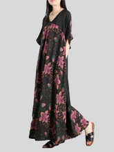 Midnight Vibes A-Linien-Kleid mit Rundhalsausschnitt