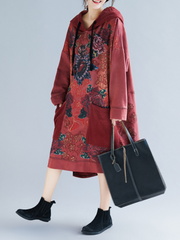 Hoodies, Oversize Sweatshirt mit einzigartigem Design, bedruckter Kapuzenpullover, Sweatshirt mit großen Taschen, stylischer Hoody für Frauen