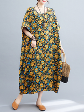 Live The Moment – Kaftankleid mit Rundhalsausschnitt