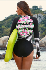 Einteiliger Rashguard-Neoprenanzug mit Sonnenschutz