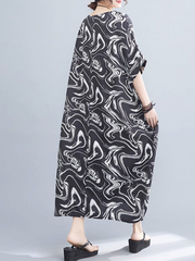 Close To My Heart – Kaftankleid mit Rundhalsausschnitt