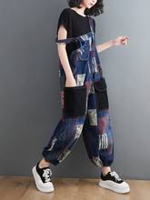 „Love Yourself“-Jeans-Strampelanzug mit hoher Taille