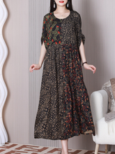 Down To Earth A-Linien-Kleid mit Rundhalsausschnitt