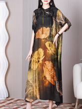 Take My Soul – A-Linien-Kleid mit Stehkragen