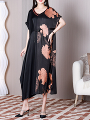 Loose Your Dream A-Linien-Kleid mit V-Ausschnitt