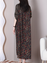 Down To Earth A-Linien-Kleid mit Rundhalsausschnitt