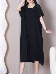 Dress the Population – A-Linien-Kleid mit Rundhalsausschnitt