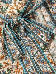 Pebble Beachwear Langes Baumwollkleid Robe Kimono