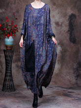 Robe longue à poches imprimée You Made Me