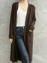 Jedes Mal, wenn ich höre: Lange Strickjacke