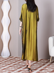 Take My Heart Round Neck A-line Dress